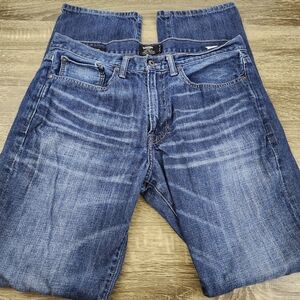 Triumph Motorcycles by Lucky Brand Jeans Men's 34x34 Dark Wash 121 Heritage Slim